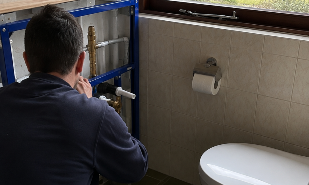 hangend toilet - badkamer - Amsterdam